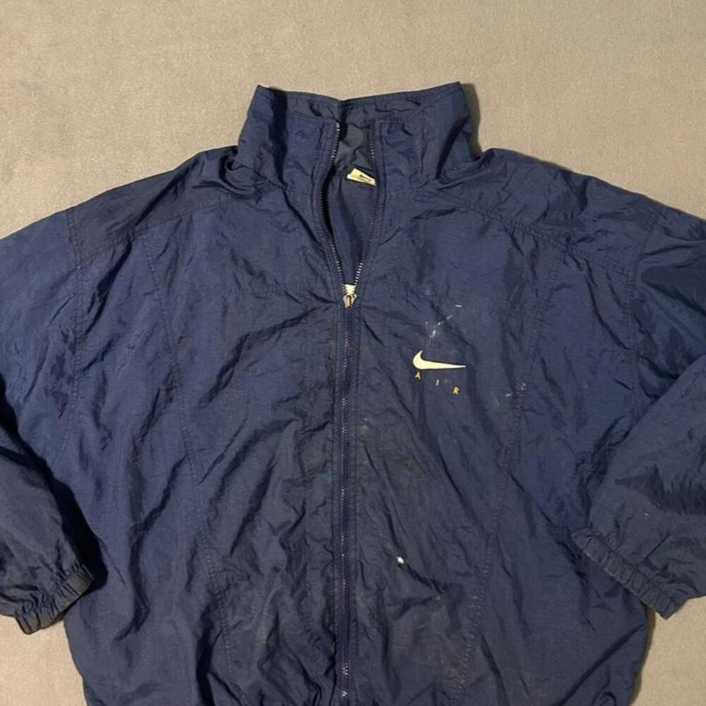 Nike Men's Navy and Blue Jacket